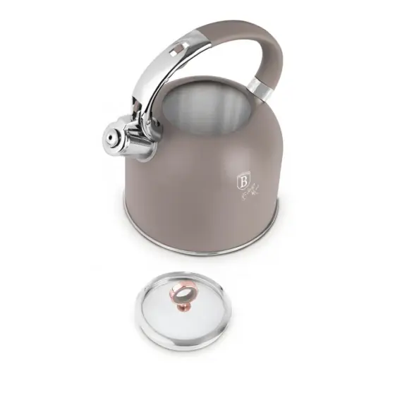 Ceainic cu capac de sticlă, 3,0L, taupe mat - BH/8914 Nu rata
