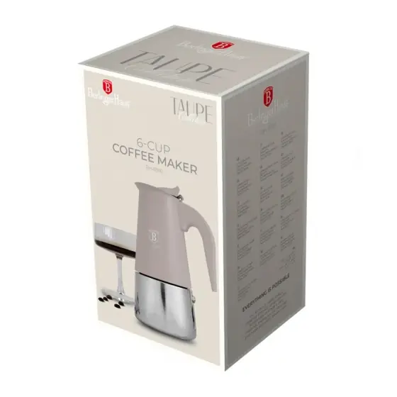 Livrare expres Cafetieră, 6 cești, taupe mat - BH/8910
