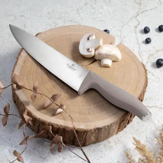 Set 6 piese cuțite cu tocător din bambus, taupe mat - BH/2967 Cel mai bun preț