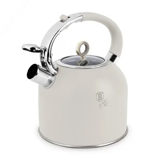 Ceaun cu capac de sticlă, 3,0L, crem mat - BH/8915 Retur gratuit
