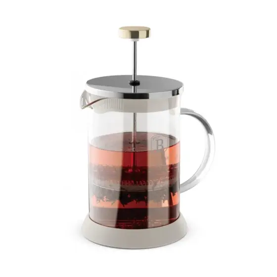 Vezi acum Cafetieră tip piston pentru cafea și ceai, 600 ml, crem mat - BH/8586