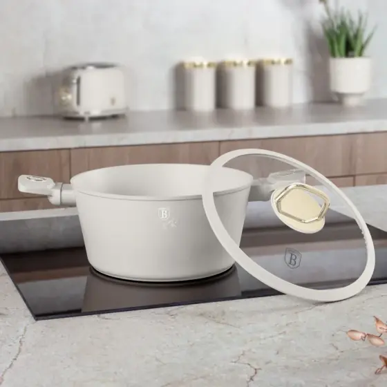 Cratiță cu capac, 24 cm, Colecția Sahara - BH/8071N Expediere rapidă