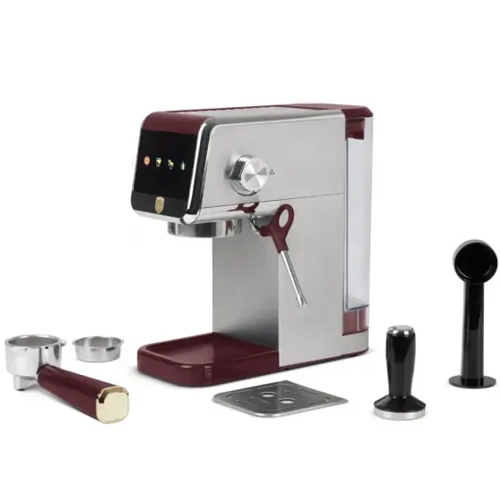 Cumpărături sigure Espressor digital pentru cafea, bordeaux - BH/9623
