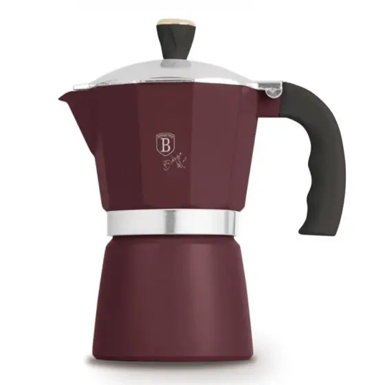 Espressor moka, 6 cești, bordeaux mat - BH/8566N Livrare rapidă
