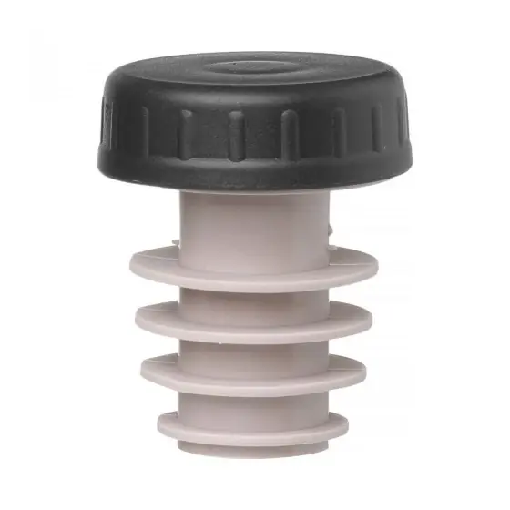 Lichidare de stoc Dop cu capac negru, set de 6 buc.