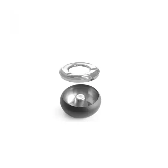 Scrumiera din otel inoxidabil cu margine detasabila, 105x(H)58mm Hendi Cumpără online