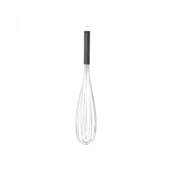 Tel bucatarie tip French, 8 fire rigide si groase din inox, cu maner nylon, 45 cm, Hendi Ofertă specială
