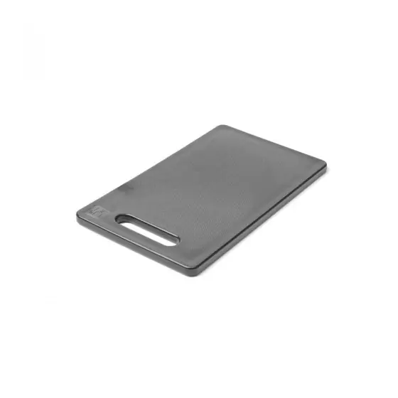 Tocator universal negru cu maner, 300x200x(H)10 mm, Hendi, polietilena HDPE, ambele parti potrivite pentru taiere, potrivit si la uz profesional Reducere