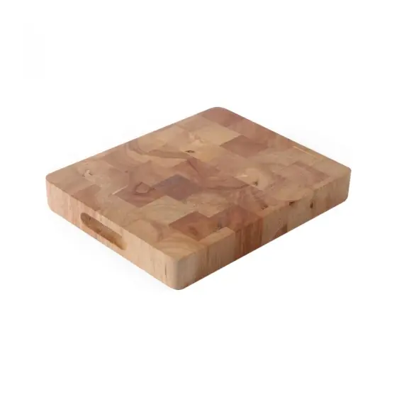 Tocator din lemn de cauciuc de inalta calitate, Hendi, 530x325x(H)45 mm / GN 1/1 Mai ieftin