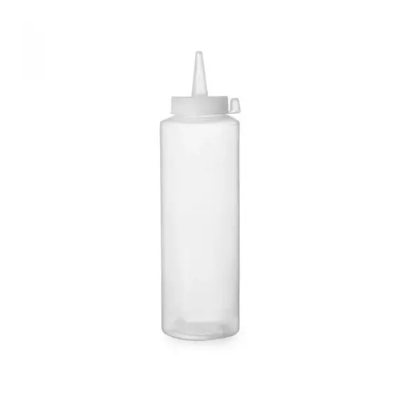 Set 3 x dispenser transparent 0,70 lt, 70x(H)240 mm, polietilena, Hendi Noutate