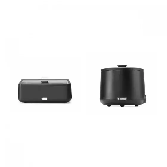Mai ieftin Pachet Chafing dish electric UNIQ, HENDI, GN 1/1, Negru, 220-240V/700W, 607x402x(H)250mm plus Supiera UNIQ, HENDI, 8L, Negru, 220-240V/500W, ø366x(H)325mm