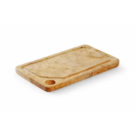 Popular Platou de servire in lemn de maslin, HENDI, 335x205x(H)25mm