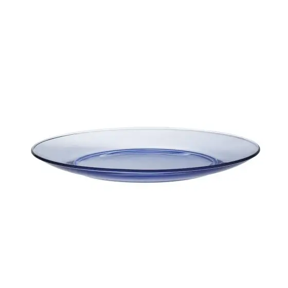 Farfurie plata Lys Marine din sticla, Duralex, set 1 buc., ø235x(H)20 mm Premium