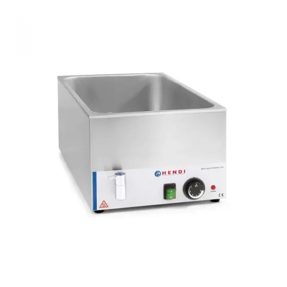 Reduceri Vas Bain-marie Hendi Kitchen Line cu robinet de scurgere GN 1/1 150 mm, 1200 W