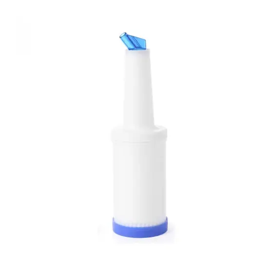 Preț promoțional Recipient pentru miix coktailuri bar, albastru 0,8 litri, 90x300 mm, polipropilena, partea superioara detasabila, Hendi