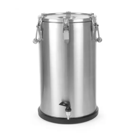 Termos portabil cu robinet, HENDI, Profi Line, 35L, ø330 x(H) 570mm Plată sigură