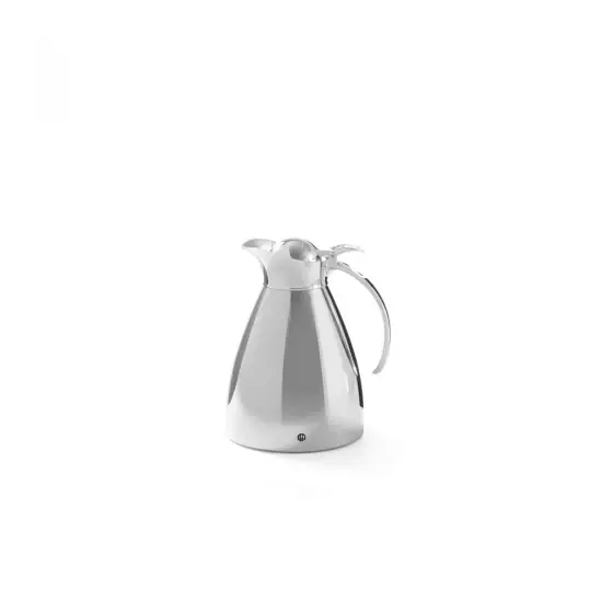 Retur gratuit Cana termos 1.5 Litri, corp inox elegant, Hendi, pereti dubli, maner si capac metal cromat