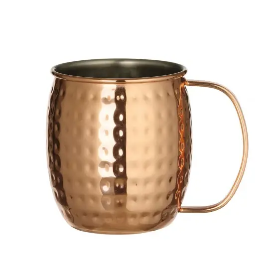 Cumpărături sigure Cana Hendi, placata cu cupru, 0.5 L, ø97x(H)100mm