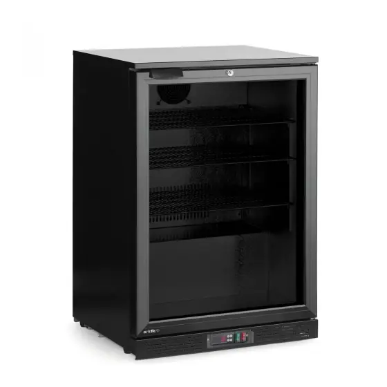 Vitrina frigorifica de bar cu o singura usa, Arktic, 105L, Neagra, 220-240V/120W, 600x530x(H)870mm Ofertă