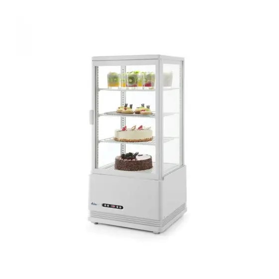 Cumpără online Vitrina frigorifica de prezentare alba, 78 lt, ARKTIC by Hendi, 452x406x(H)966 mm, Clasa energetica C