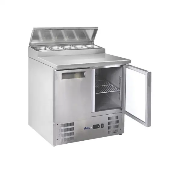 Masa rece cu 2 usi cu suprastructura,Hendi 900x695x(H)955 mm Reducere