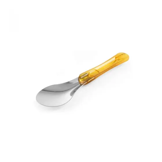 Reduceri Lingura servire inghetata, inox, Hendi, maner Tritan galben, lungime 26 cm