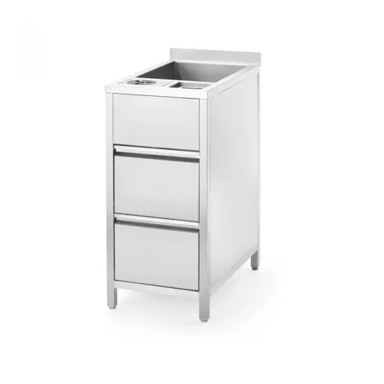 Modul auxiliar Boston Caddy pentru spălare și depozitare, cu bazin de gheață, 400×650×(H)900 mm Barmatic Nu rata
