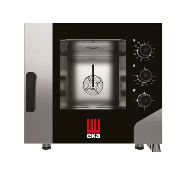 Cuptor cu abur cu 5 tavi GN1/1,400V/7800W, 730x855x(H)700mm Vezi acum