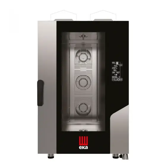 Convection-steam gas oven Millennial Black Mask Gastro, 11× GN 1/1, Tecnoeka, 230V/700W, 17500kW, 730x849x(H)1231mm Calitate înaltă