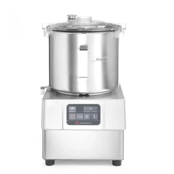 Super ofertă Taietor electric profesional pentru legume, SAMMIC K-82, 2 viteze 1500/3000 rpm, putere 900-1500W, capacitate 8 litri