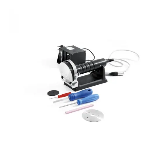 Disponibil imediat Cutit electric kebab, Hendi Profi Line, lama inox diametru 8 cm, 5000 rpm, reglare grosime felie