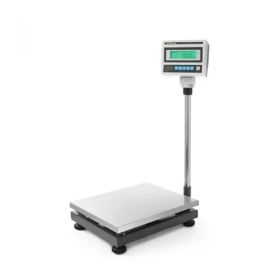 Preț mic Cantar profesional Hendi capacitate 150 kg 20 W 360x580x(H)765 mm 400 g - 150 kg