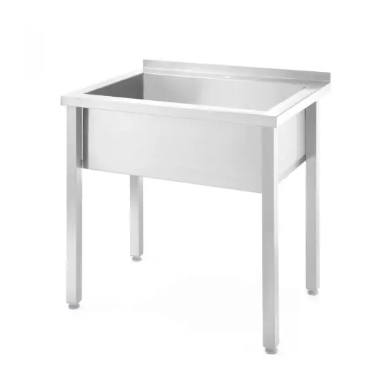 Spalator cu o cuva mare Budget Line, otel inoxidabil, 800x600x(H)850 mm Premium