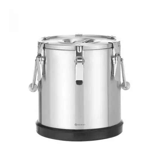 Container pentru transport alimentar, izolat din inox, Kitchen Line, 15L, ø300x(H)330mm Promoție