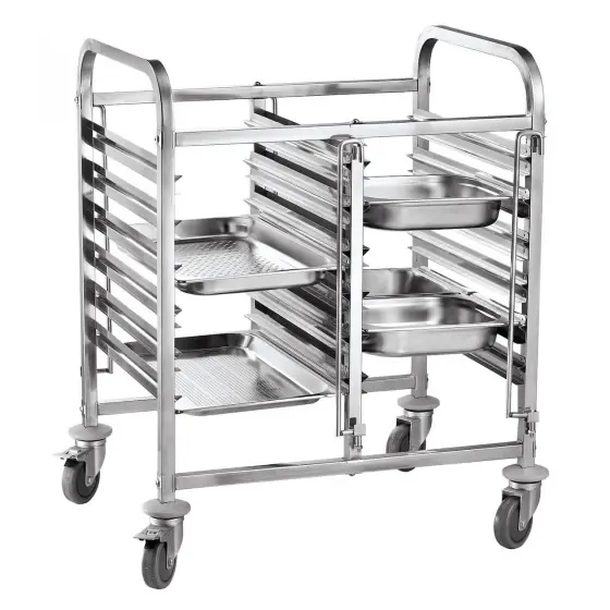 Carucior mobil dublu - 12 x GN 1/1 HENDI, 810x610x(H)960mm Lichidare de stoc