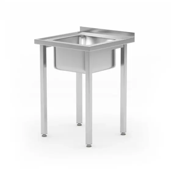 Spalator cu o cuva Budget Line, dimensiuni: 600 x 600 (H)850 mm, fara polita Reducere specială