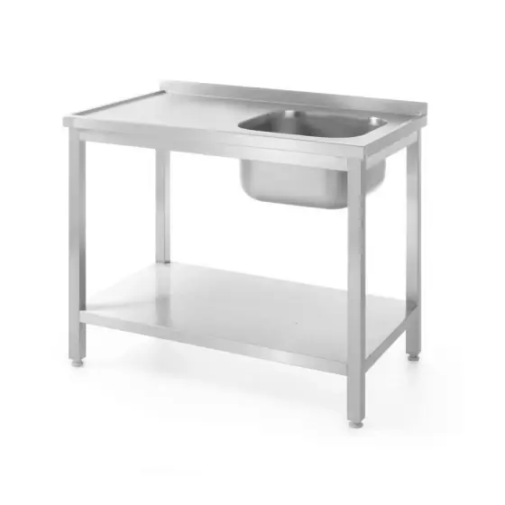 Vezi acum Spalator cu 1 cuva cu polita inferioara stanga,HENDI, Kitchen Line, 1000x600x(H)850 mm