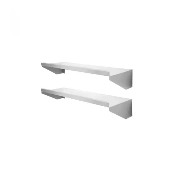 Raft metalic suspendat dublu, Inox, 1200x300 mm Revolution by Hendi Ofertă