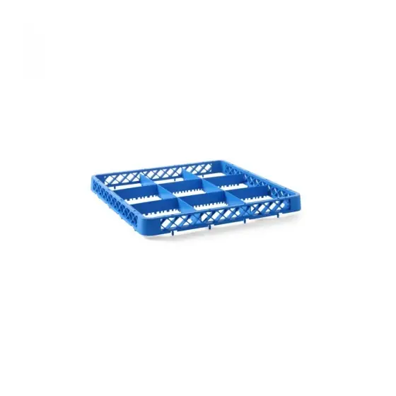 Cos universal pentru masina de spalat vase, polietilena Hendi, Albastru 500x500x(H)45 mm Discount