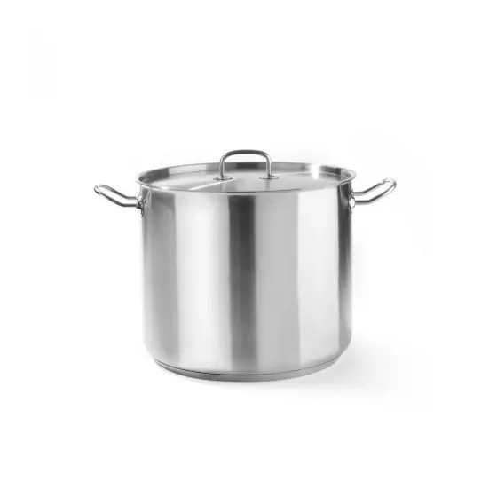 Ofertă Oala cu capac, 2 Lit, 16 cm diametru x11cm inaltime , inox, gama Hendi Profi Line, potrivita si pt uz profesional