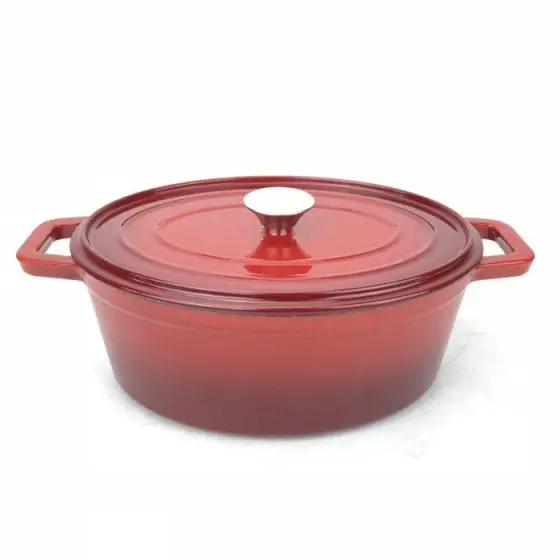 Ofertă specială Oala din fonta emailata Hendi, 7 litri, 407x254x(H)135 mm