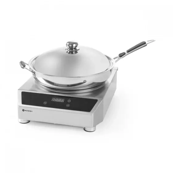 Plita cu inductie profesionala, Hendi Profi Line, model 3500 W, control digital, corp inox, 34 cm x45 cm x12 cm inaltime Reduceri