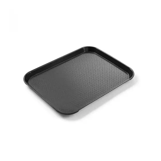 Preț redus Tava servire fast food neagra din polipropilena Hendi 265x345 mm