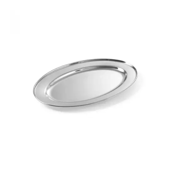Premium Tava servire ovala, inox, 45x29 cm, Hendi