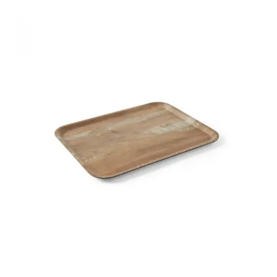 Cumpără acum Tava servire 24x35 cm, din melamina, aspect de lemn stejar maro, Hendi
