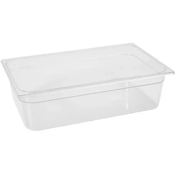 Tava gastronorm GN 2/1 din policarbonat 18/10, 650x530x200 mm Hendi rezistenta la temperaturi de la -40 C pana la 110 C Reducere specială