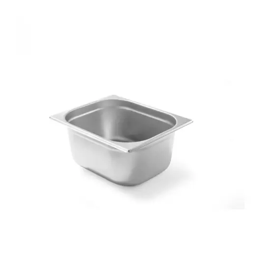 Tava Hendi Gastronorm GN 1/2 20 mm 1 lt , gama Budget Line, otel inoxidabil Popular