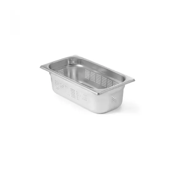Tava Hendi perforata Gastronorm GN 1/3 100 mm 4 lt - gama Profi Line, otel inoxidabil Disponibil imediat