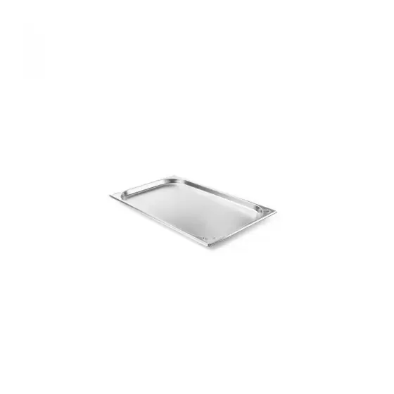 Tava Gastronorm GN 1/1, 530x325x(H)20 mm, 2.6 lt, inox, Hendi Kitchen Line Premium