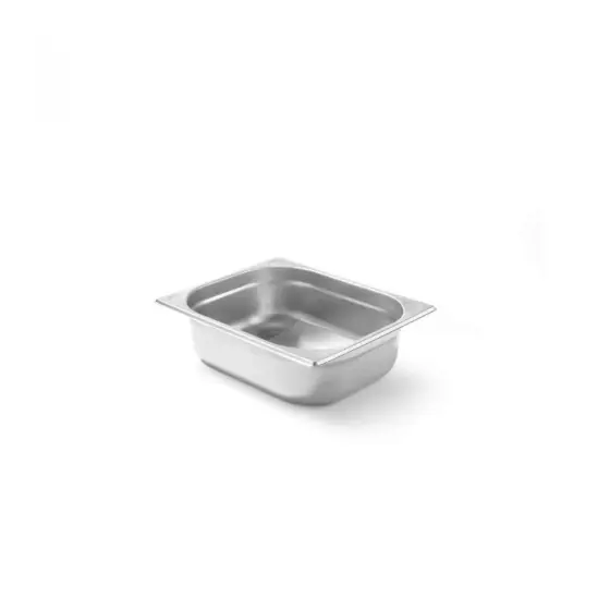 Tava Gastronorm GN 1/2, adancime 150 mm ,8.4 lt, gama Hendi Kitchen Line, otel inoxidabil, rezistenta la temperature -40 gr. Celsius/ 300 gr. Celsius Chilipir